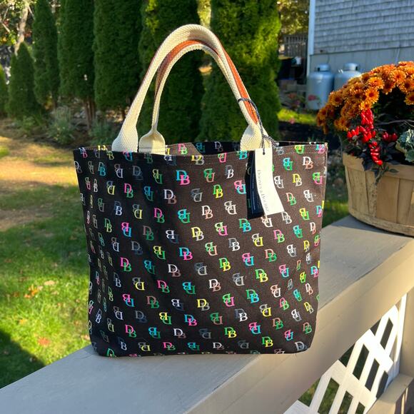 Dooney & Bourke Multicolor Logo Shoulder Bag - Picture 7 of 10